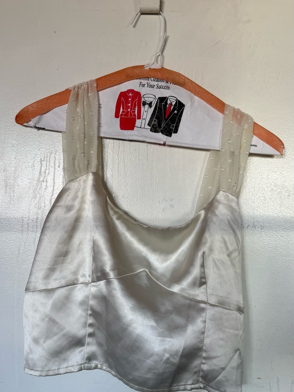 Forever 21 Cream Smocked Tube Top